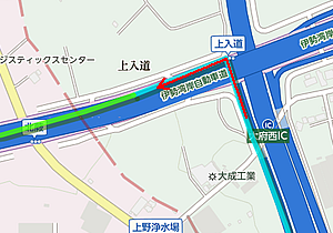 大府西ICを国道302号線方面に向かって進み、上入道の交差点を左折します。大府ICより伊勢湾岸自動車道に入り、東海JCT方面に進みます。